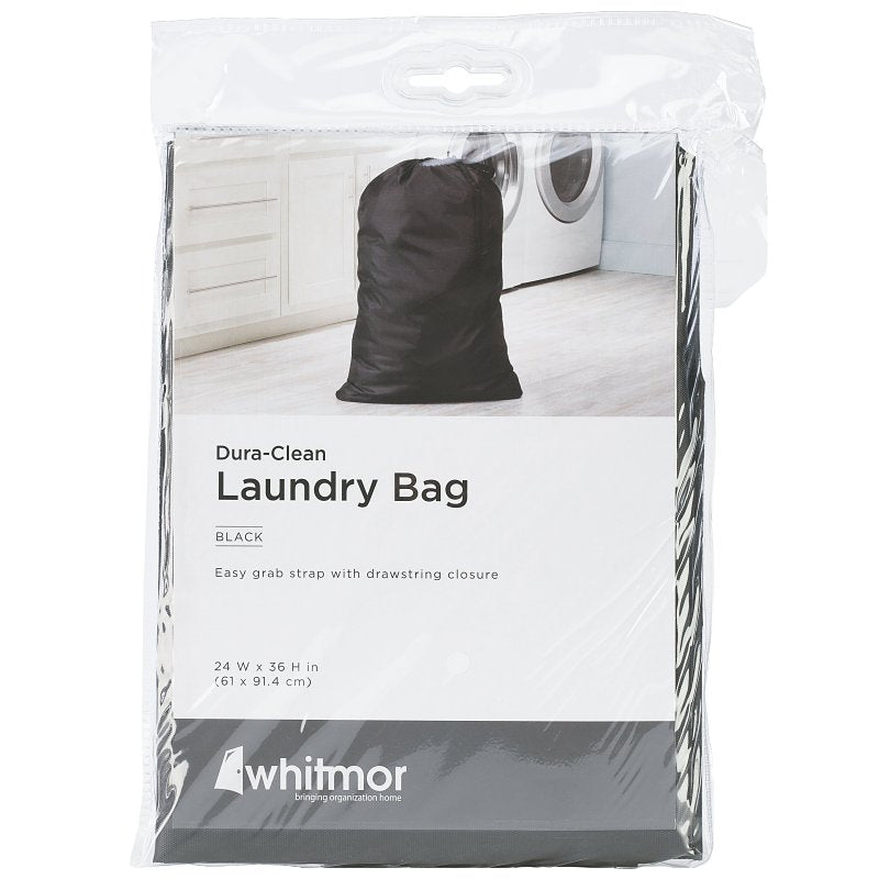 Whitmor 6880-2851-AST Dura Clean Laundry Bag, Drawstring Closure, Polyester, Assorted