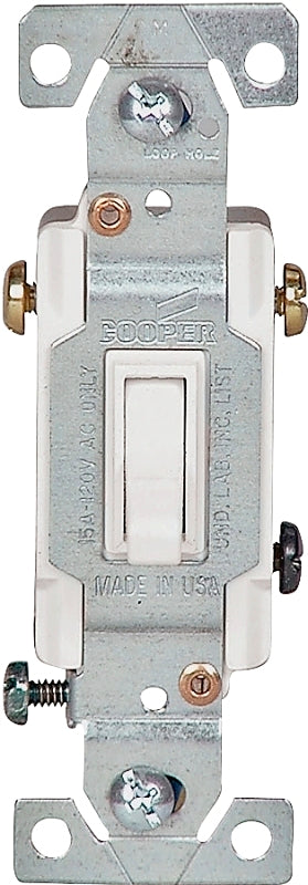 Eaton C1303-7W Switch, 15 A, 120 V, Push-In Terminal, 6-20R, Polycarbonate Housing Material, Gray