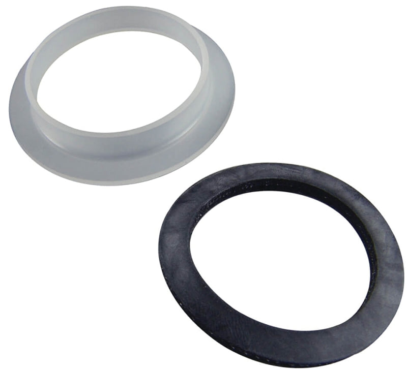 Danco 80046 Washer Assortment, 1-3/8 in ID x 1-3/4 in OD Dia, 1/8 in Thick, Polyethylene/Rubber, Pack of 3