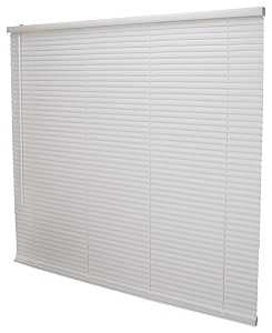 Simple Spaces PVCMB-13A Blind, 64 in L, 43 in W, Vinyl, White
