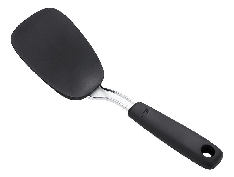 Good Grips 65191 Flexible Turner, 3 in W Blade, Nylon Blade, Black