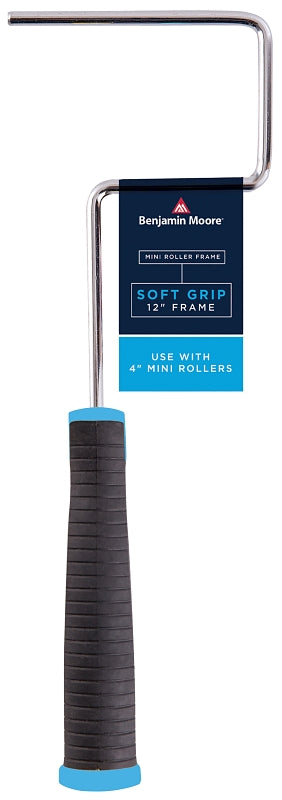 Benjamin Moore U73600-012 Paint Roller Frame, 12 in L, 4 in W, Soft Grip Handle, 1 EA