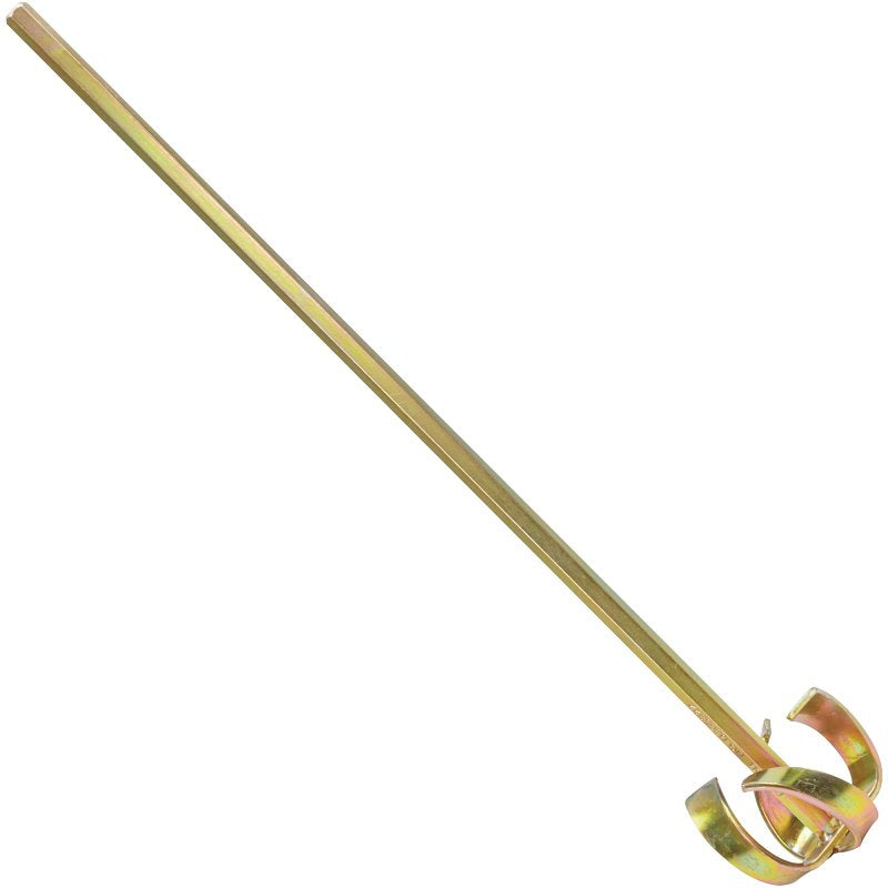 Level5 5-293 Long Mixing Paddle With Head, 13 in OAL, 2 in Dia Head, Carbon Steel