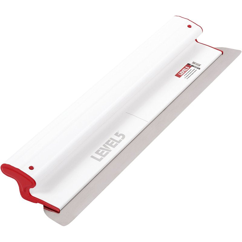 Level5 4-924C Skimming Blade, 24 in W Blade, Stainless Steel Blade, Flexible Blade, Extendable Handle, Composite Handle