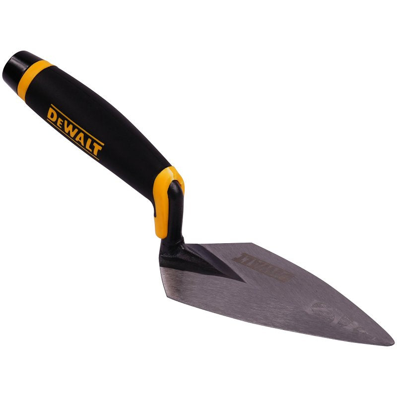 DEWALT DXTT-3-753 Pointing Trowel, 5 in L Blade, 2-1/2 in W Blade, Carbon Steel Blade, Non-Slip, Soft Grip Handle