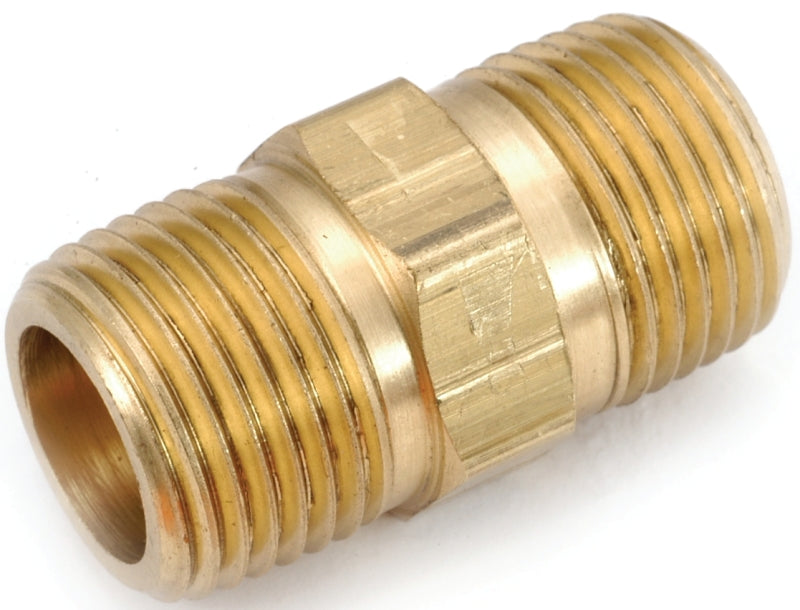 Anderson Metals 756122-12 Pipe Nipple, 3/4 in, MPT, Brass, 1000 psi Pressure