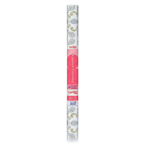 Con-Tact Creative Covering 9 ft. L X 18 in. W Abbey Sage Self-Adhesive Shelf Liner, Pack of 12