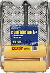 Purdy 140810200 Roller and Tray Kit, Yellow