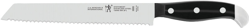Henckels International Statement Series 13546-203 Bread Knife, Stainless Steel Blade, Black Handle, Serrated Blade
