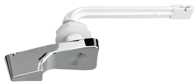 Plumb Pak PP835-66 Toilet Flush Lever, Front Mounting, 4-1/2 in L Flush Arm, Metal, Chrome-Plated