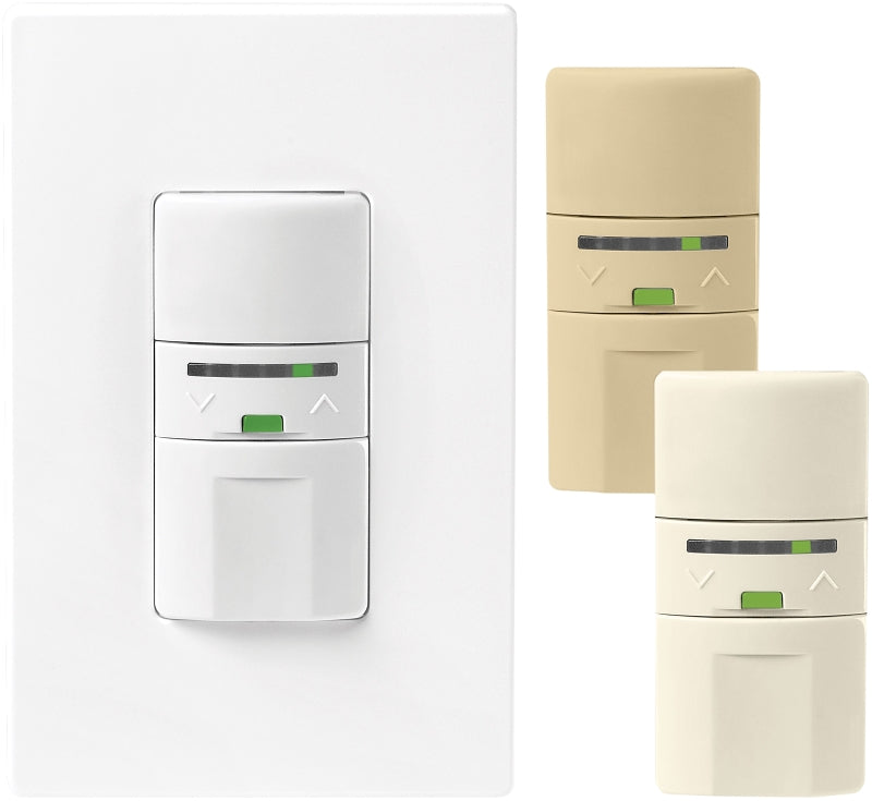Eaton Wiring Devices OS106D1-C2-K Dimmer Sensor with LED, 120 V, 1-Pole, Motion Sensor, 180 deg Sensing