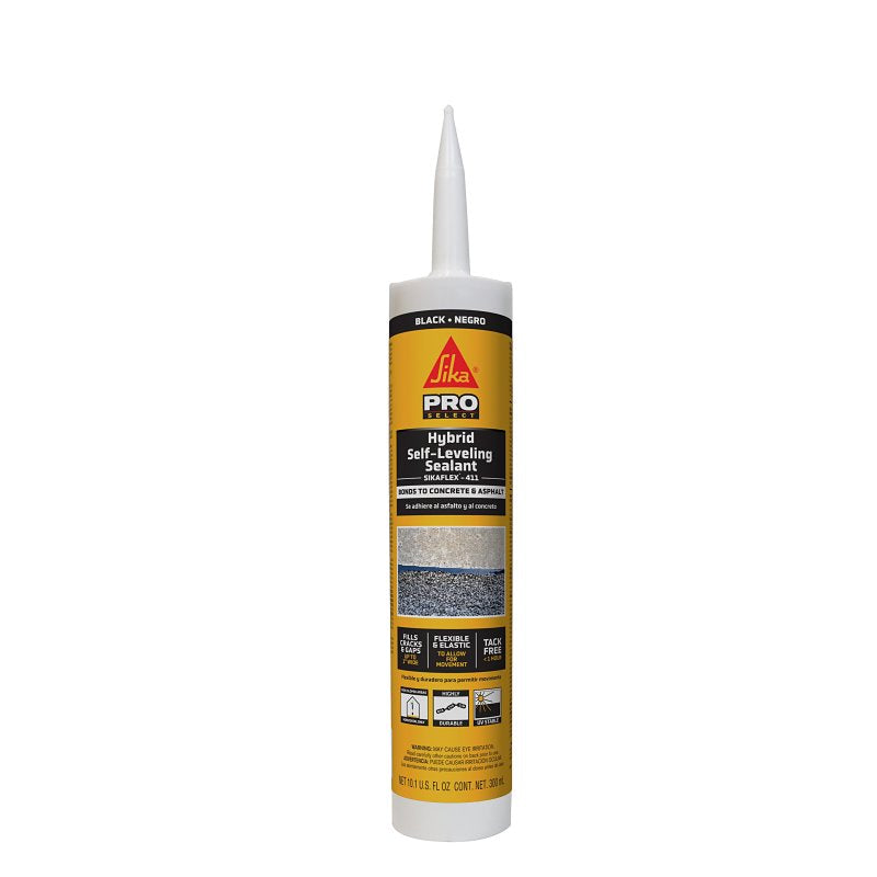 Sikaflex 813730 Hybrid Self-Leveling Sealant, Black, 10.1 oz Tube