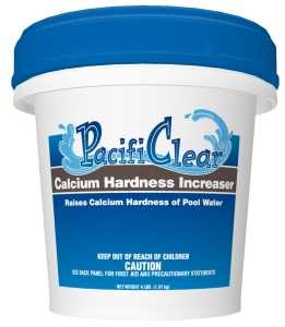 PacifiClear F086004032PC Calcium Hardness Increaser, 4 lb Pail, White