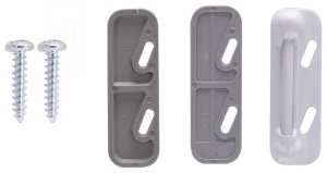 Prosource 41000-UW-PS Door Strike Plate, Zinc