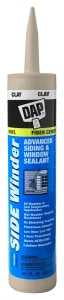 DAP 00804 Siding and Window Sealant, Clay, 24 hr Curing, -35 to 140 deg F, 10.1 oz Cartridge, Pack of 12