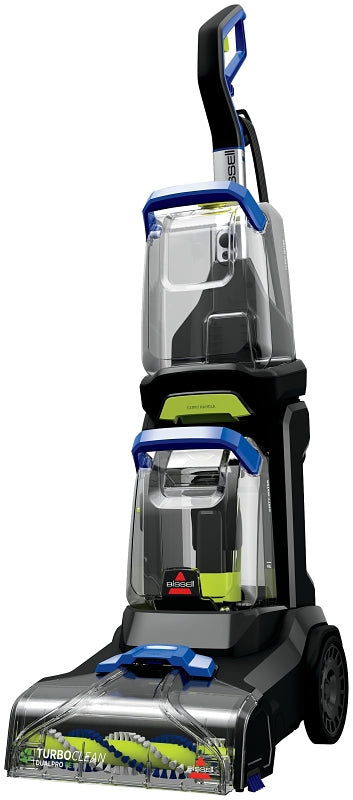 Bissell TurboClean Pet XL Series 3738 Upright Carpet Cleaner, 1 gal Tank, 10 in W Cleaning Path