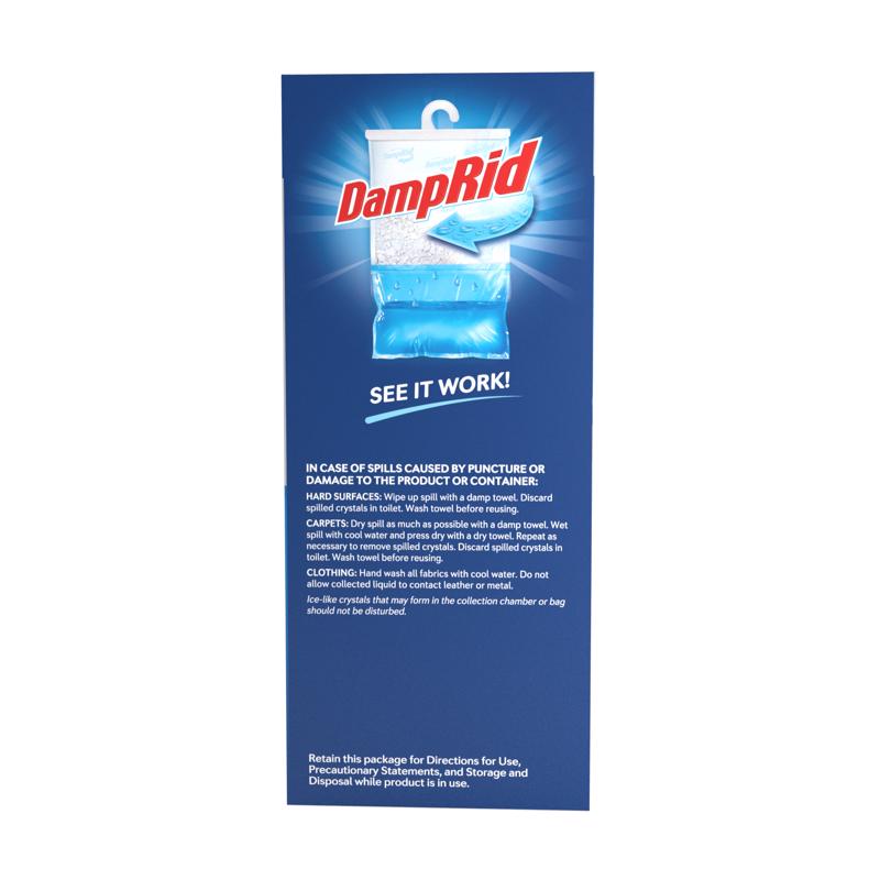 DampRid Hanging Moisture Absorber No Scent 15.4 oz 3 pk, Pack of 4