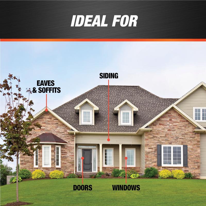 DAP Dynaflex Ultra Clay Advanced Latex Door/Siding/ Window Sealant 10.1 oz, Pack of 12