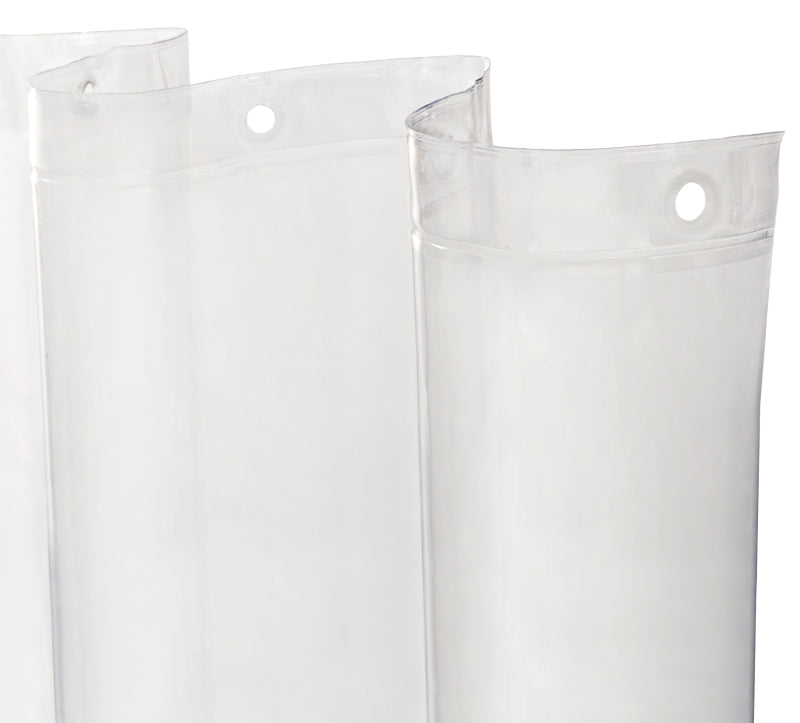 Kenney KN61433 Shower Liner, Lightweight, 72 in L, 70 in W, PEVA, Clear