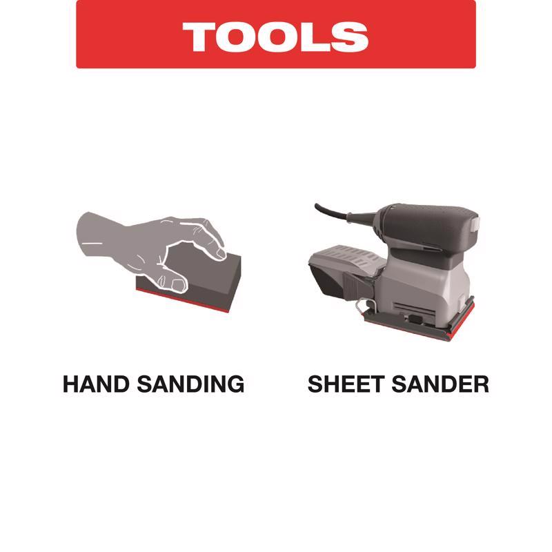 Diablo 9 in. L X 11 in. W Assorted Grit Aluminum Oxide Sanding Sheet 6 pk