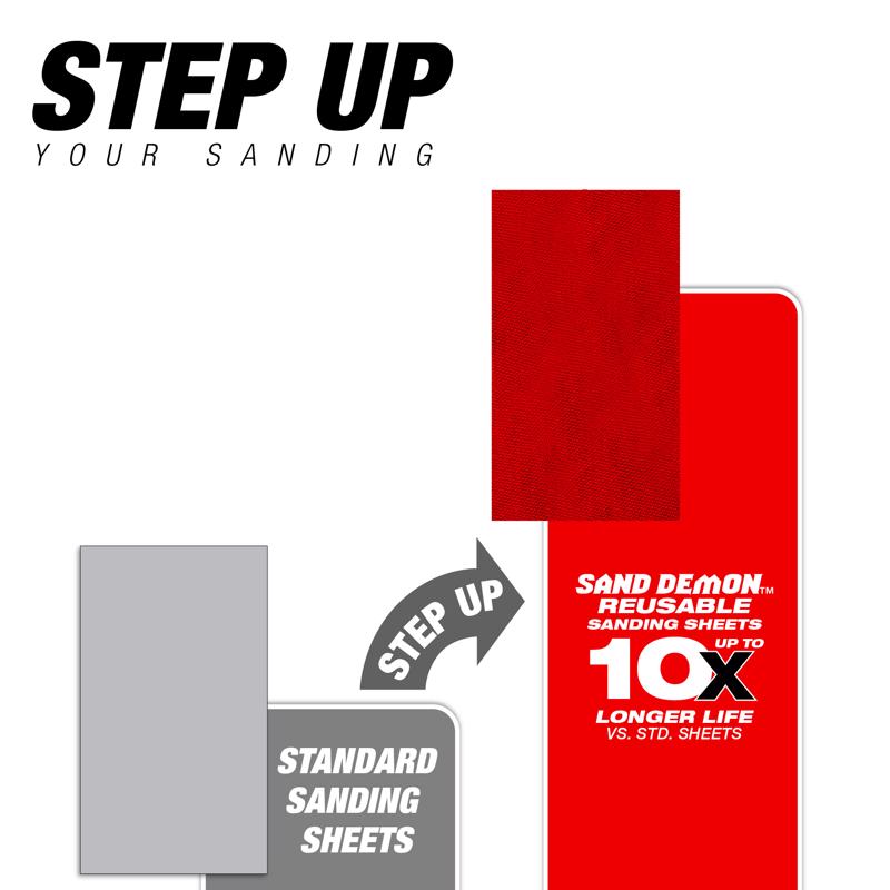 Diablo SandNet 5 in. L X 2-3/4 in. W 120 Grit Medium Block Hand Sanding Pad