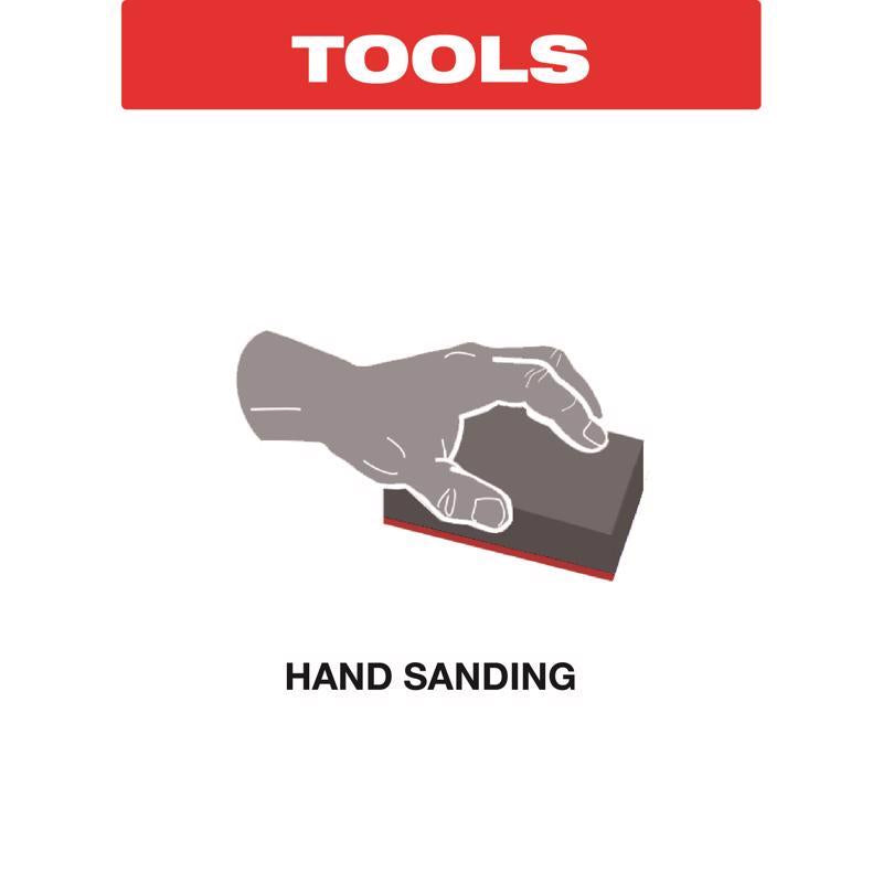Diablo SandNet 5 in. L X 2-3/4 in. W 80 Grit Coarse Block Hand Sanding Pad