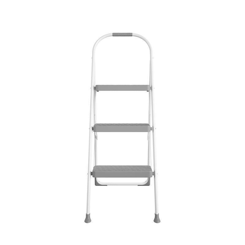 Cosco 47.6 in. H X 16.81 in. W X 2.91 in. D 225 lb. capacity 3 step Steel Folding Step Stool, Pack of 2