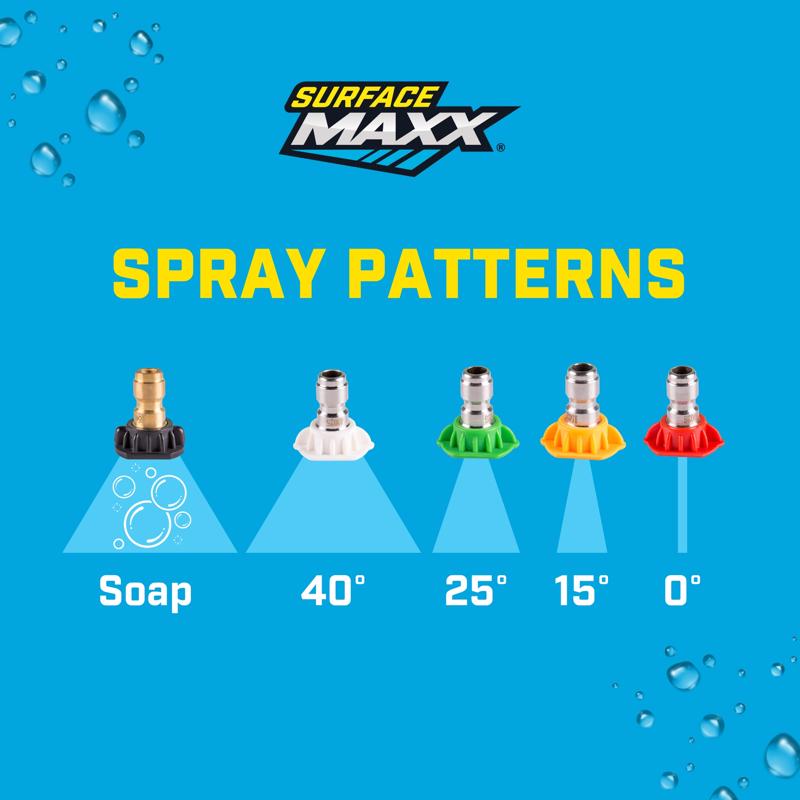 SurfaceMaxx 5-CT Spray Nozzle Set 4500 psi