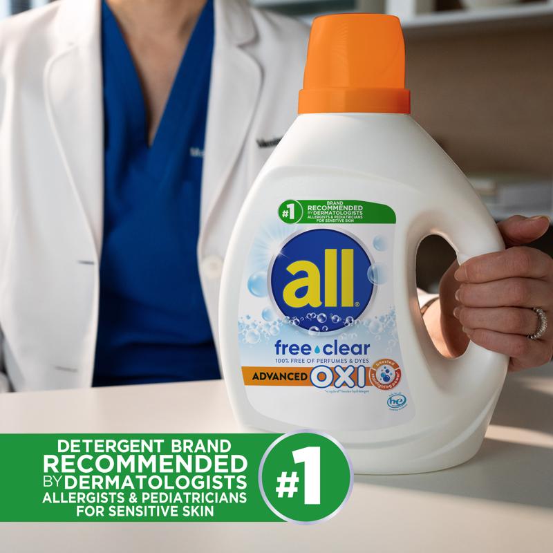 All No Scent Detergent Liquid 88 oz 1 pk