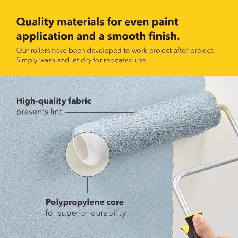 Purdy Altitude Poly Micro 14 in. W X 3/8 in. Regular Paint Roller Cover 1 pk, Pack of 6