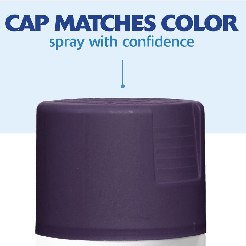 Rust-Oleum Painter's Touch Satin Deep Purple Paint+Primer Spray Paint 12 oz