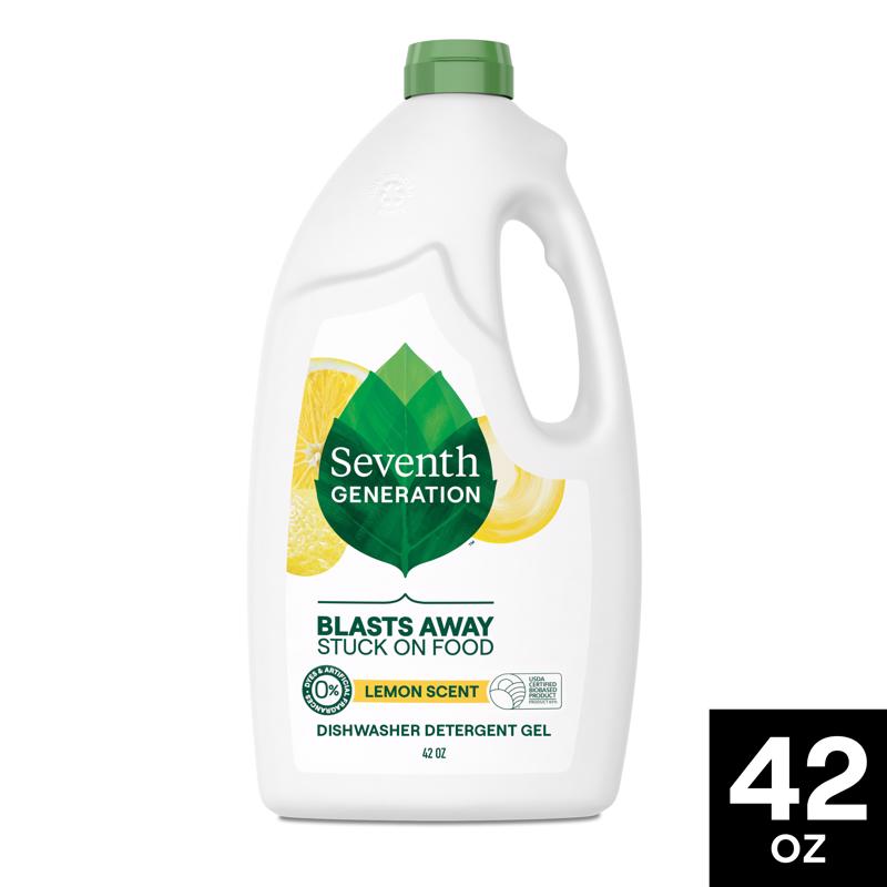 Seventh Generation Lemon Scent Gel Dishwasher Detergent 42 oz 1 pk