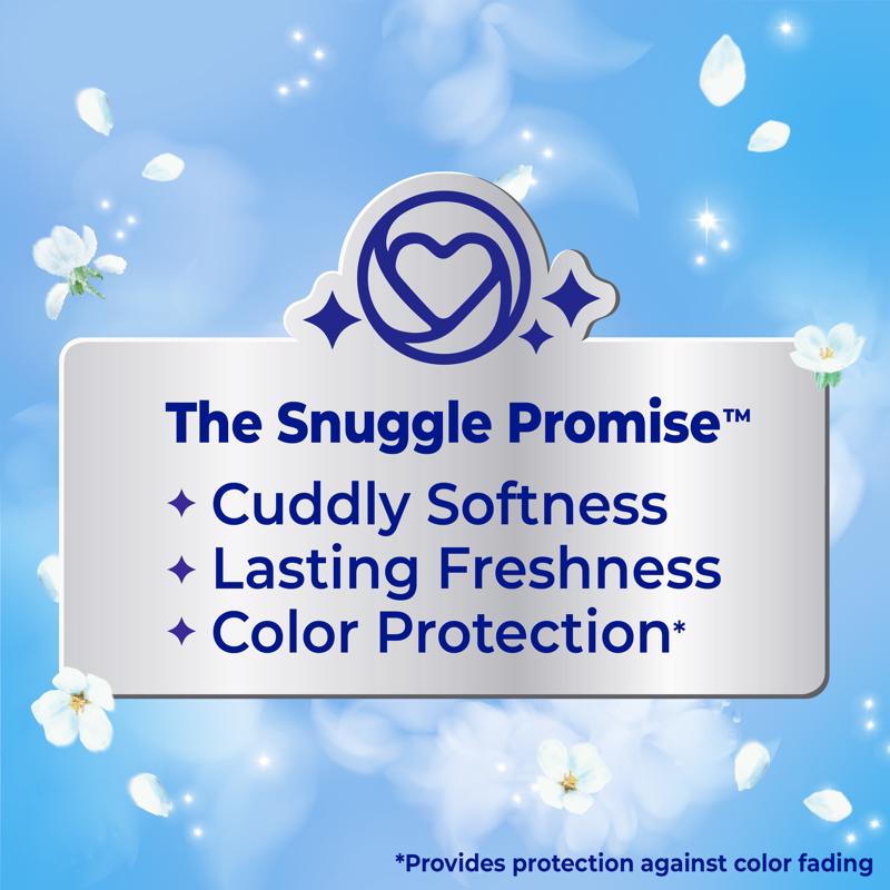 Snuggle Blue Sparkle White Floral & Citrus Scent Fabric Softener Liquid 66 oz 1 pk