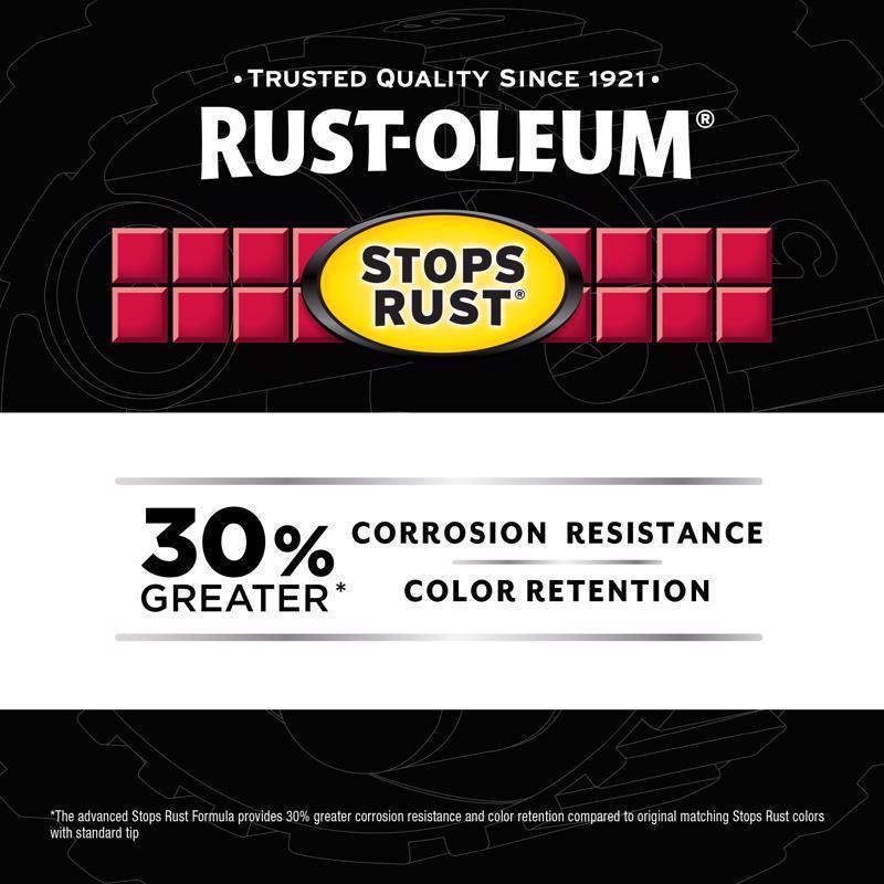 Rust-Oleum Stops Rust Flat Brown Primer Spray 12 oz, Pack of 6
