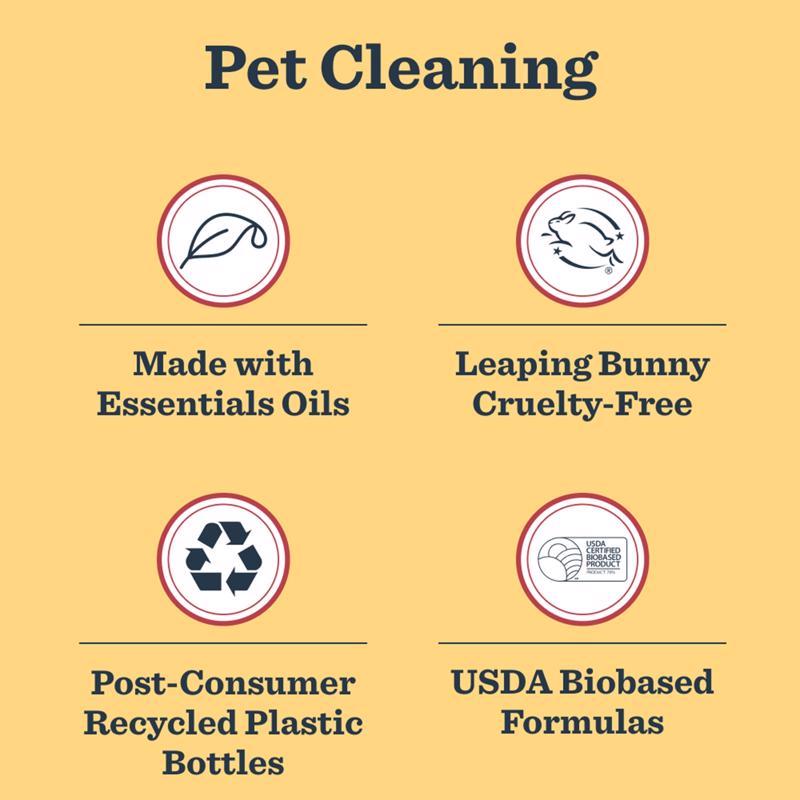 Mrs. Meyer's Clean Day Pets Liquid Multi-Surface Cleaner 16 oz, Pack of 6
