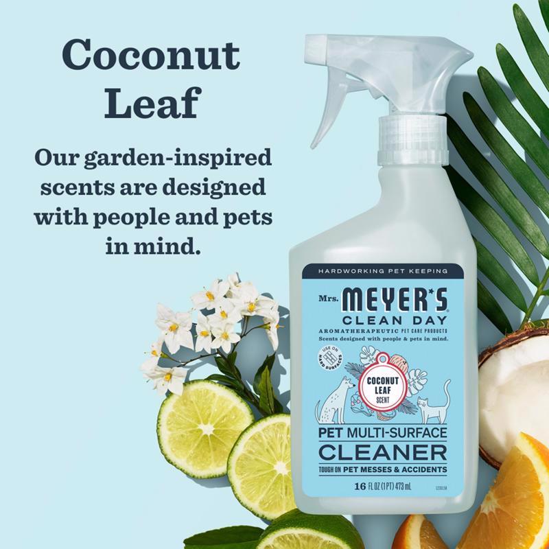 Mrs. Meyer's Clean Day Pets Liquid Multi-Surface Cleaner 16 oz, Pack of 6