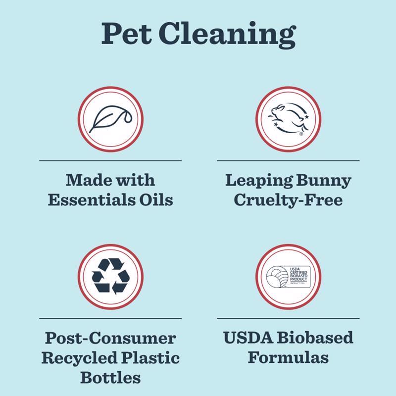 Mrs. Meyer's Clean Day Pets Liquid Multi-Surface Cleaner 16 oz, Pack of 6