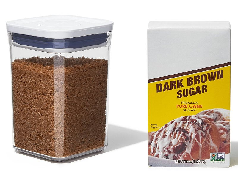 Good Grips POP 11234000 Food Container, 1.1 qt Capacity, Plastic, Clear, 4.3 in L, 4.3 in W, 6.3 in H