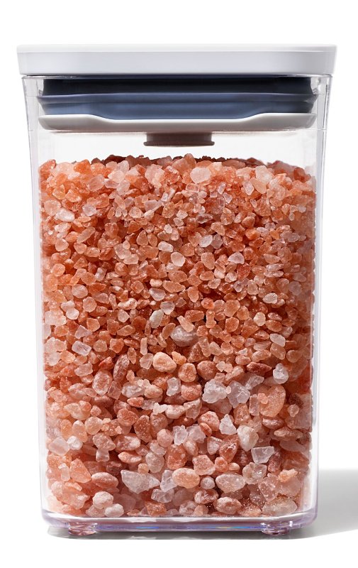 Good Grips POP 11234000 Food Container, 1.1 qt Capacity, Plastic, Clear, 4.3 in L, 4.3 in W, 6.3 in H