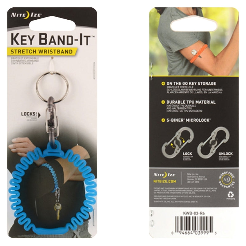 Nite Ize Key Band-It Series KWB-03-R6 Stretch Wrist Band, Stainless Steel