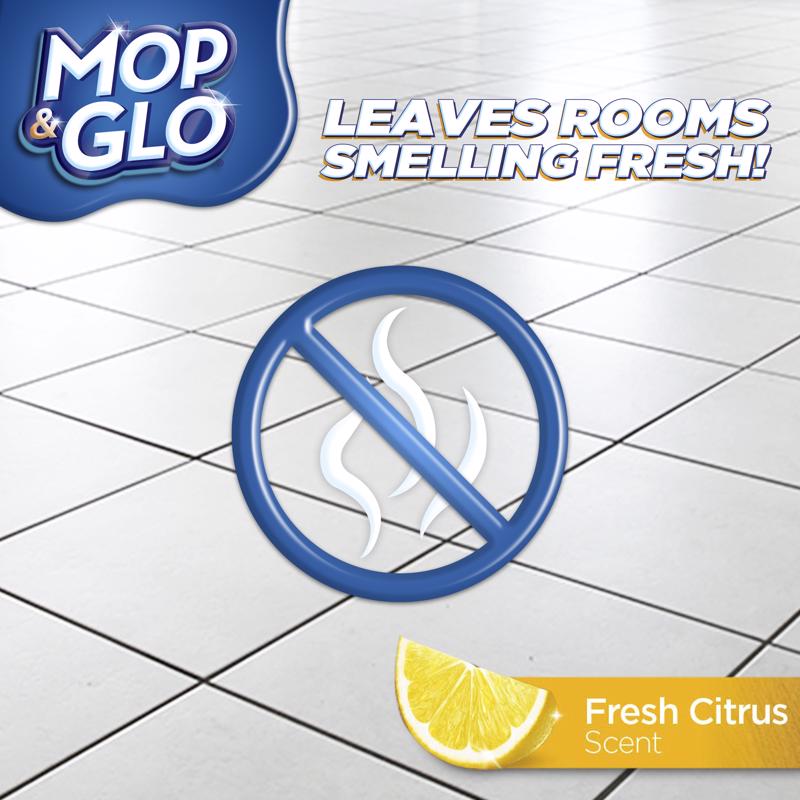 Mop & Glo Citrus Scent Floor Cleaner Liquid 32 oz