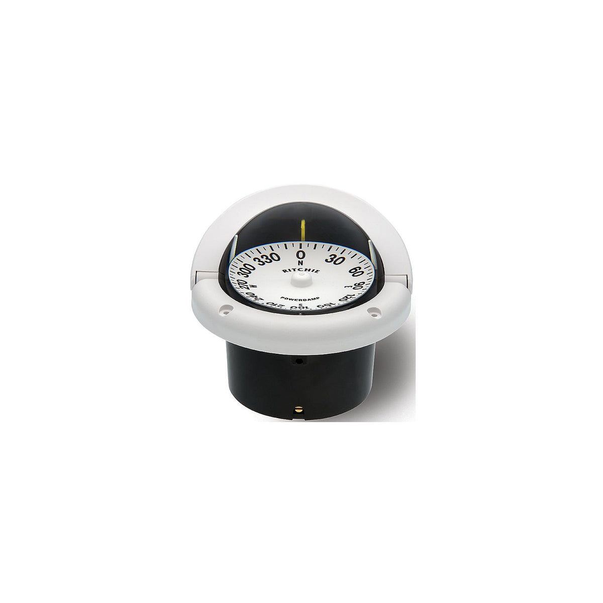 Helmsman Compass-Flush Mt., Flat Dial, White