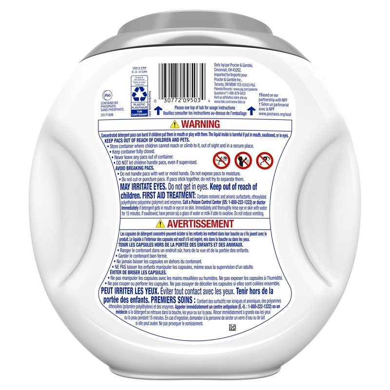 LNDRY DETERGENT PODS OXI FREE