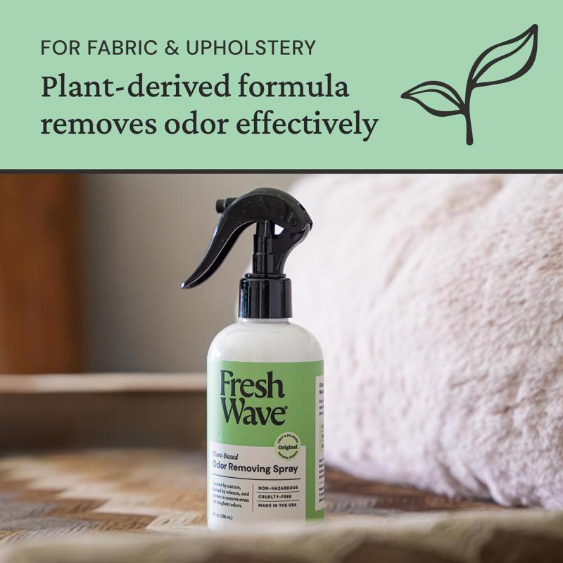 Fresh Wave Natural Scent Odor Removing Spray 8 oz Liquid, Pack of 6