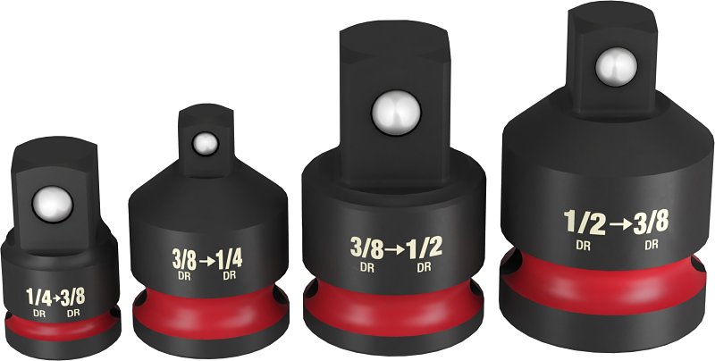 Milwaukee SHOCKWAVE Impact Duty Series 49-66-6742 Drive Adapter Set, Impact Drive, Female, Square Output Drive
