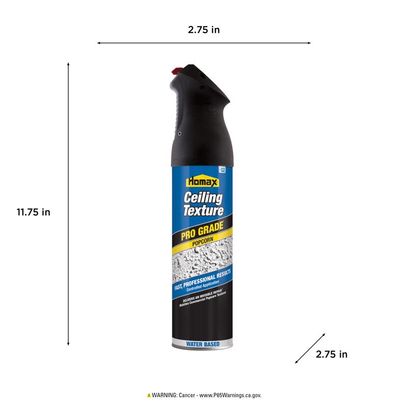 Homax Pro Grade White Water-Based Wall and Ceiling Texture Paint 14 oz