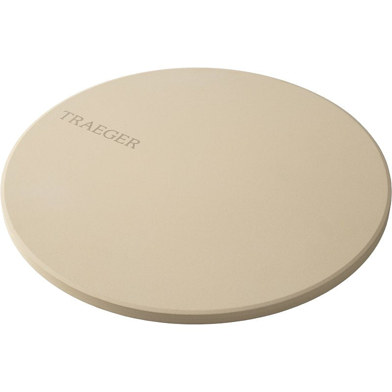Traeger BAC802 Pizza Stone, 14.4 in L x 14.4 in W x 0.55 in H, Ivory
