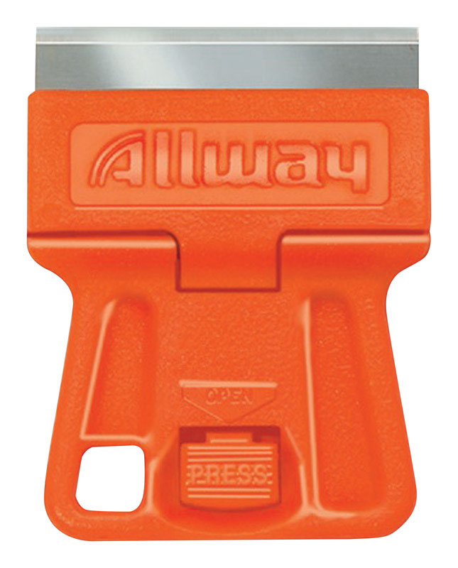 Allway 1-1/2 in. W Carbon Steel Single-Edge Mini Glass Scraper, Pack of 10