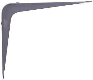 ProSource 21137PGL-PS Shelf Bracket, 40 lb/Pair, 5 in L, 4 in H, Steel, Gray, Pack of 20