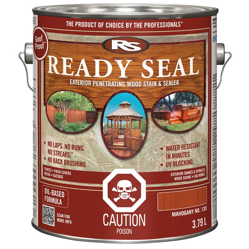WOOD STAIN EXTR LIQ MHGNY 1GA, Pack of 4
